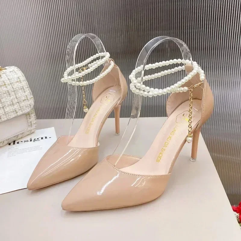 nude high heels