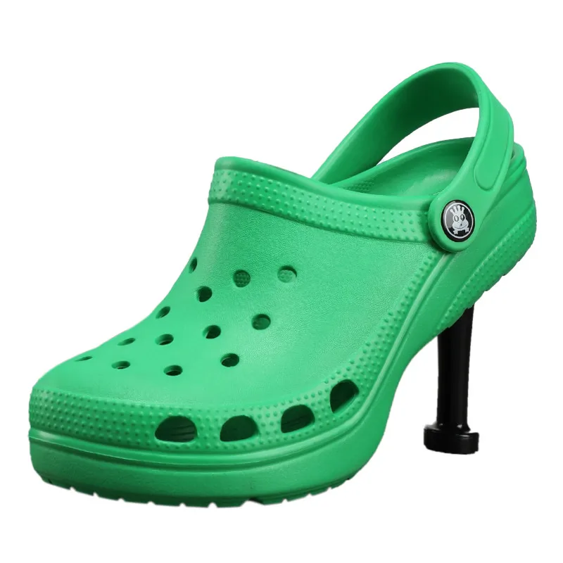 crocs high heels